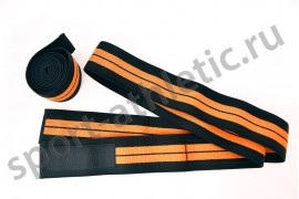 Бинт жесткий на коленный сустав 2.5 м с липучкой (BN-179)
