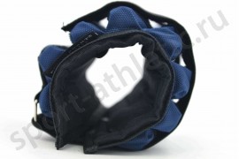 Утяжелители для ног и рук регулируемые CROSS 6 кг (без грузов), синий (UT-06-1)